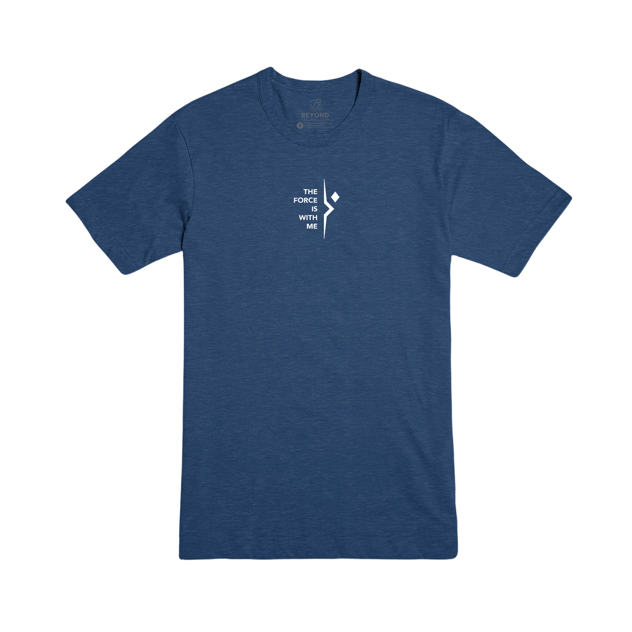 THE FORCE IS WITH ME (Small Print) | Ahsoka | Tee | Heather Navy