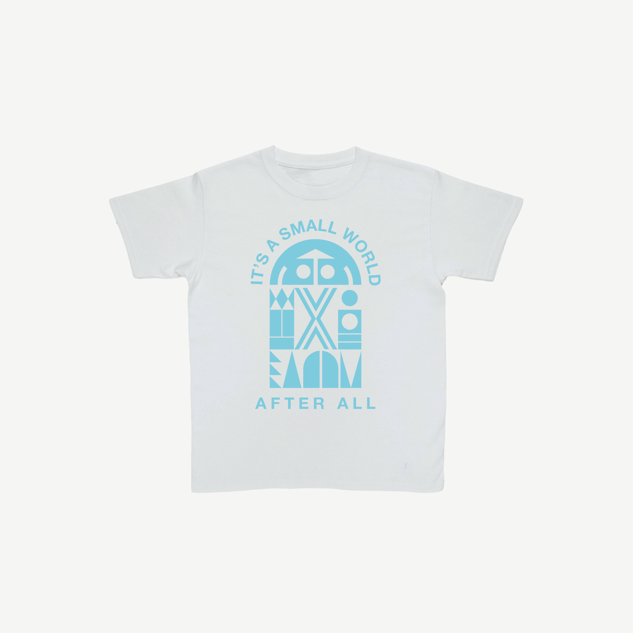 SMALL WORLD | Kids Tee | White