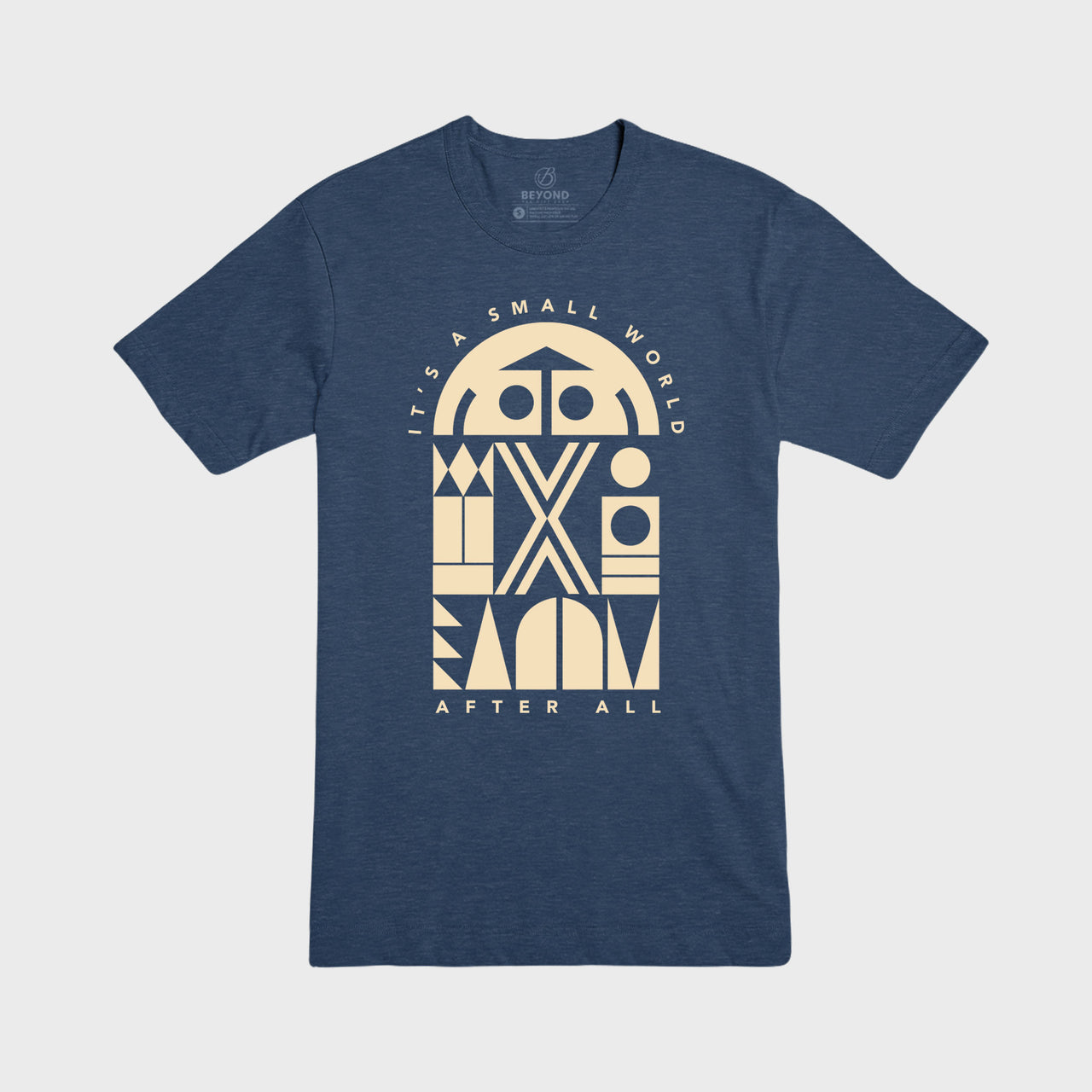 SMALL WORLD | Tee | Heather Navy