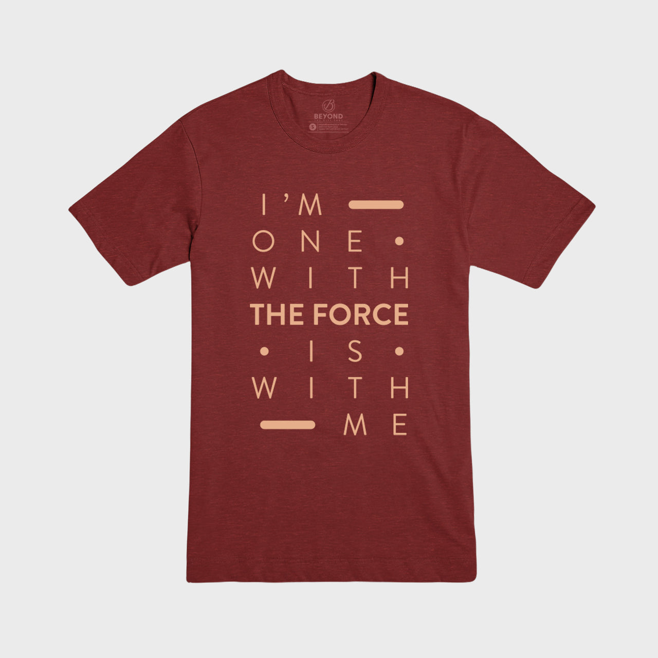THE FORCE | Tee | Heather Cardinal